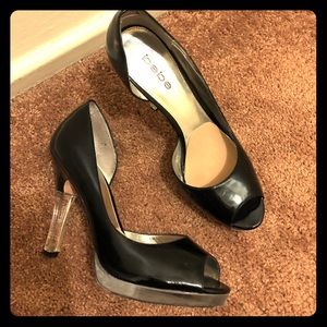Bebe patent leather heels